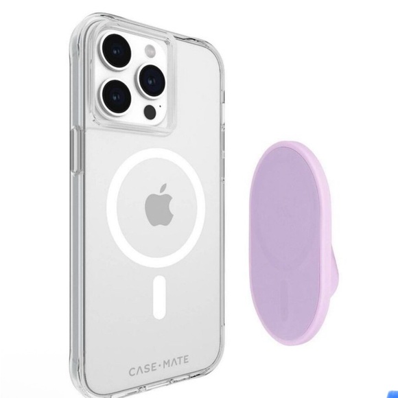 Case-Mate Lavender Phone Grip - Glossy Magnetic Lip Gloss Holder - Picture 3 of 6